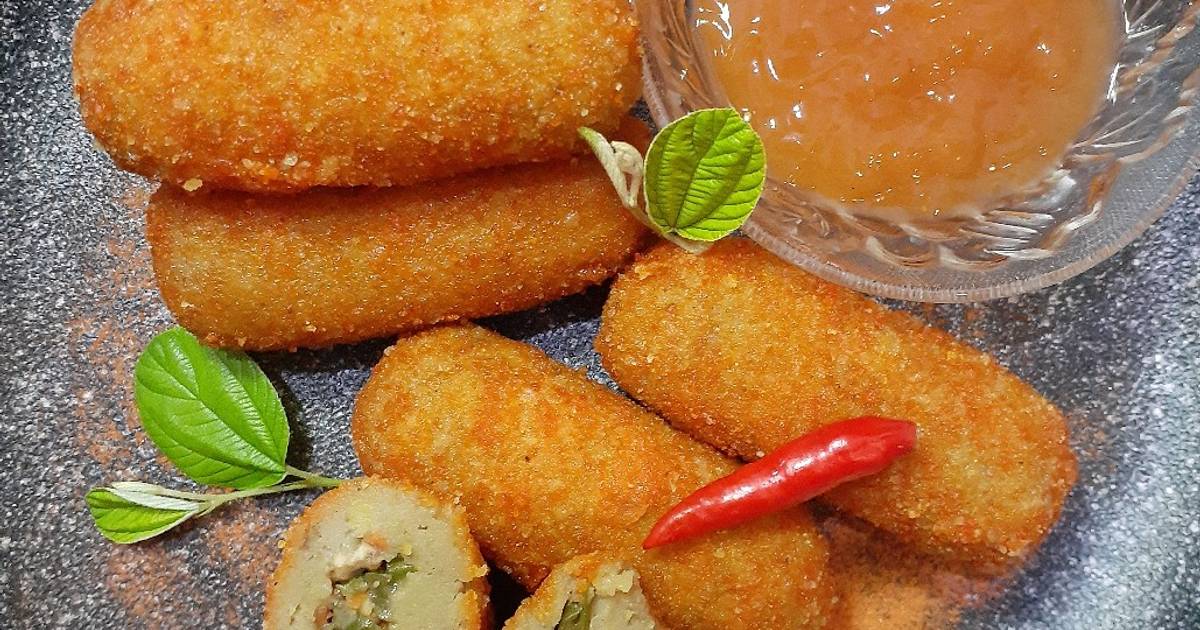 Resep Kroket Kentang Isi Ayam Mpasi Usia 1 Tahun Oleh Rinna