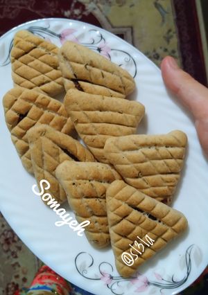 عکسی از دستور کلوچه خرمایی زابلی