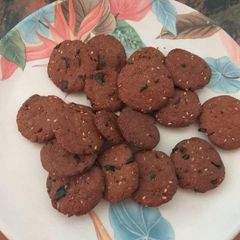 A picture of Rj special Bajra vada with cold coffee.