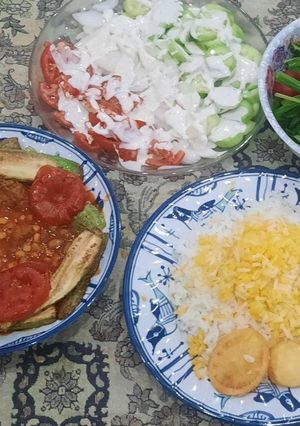 عکسی از دستور قیمه ی کدو