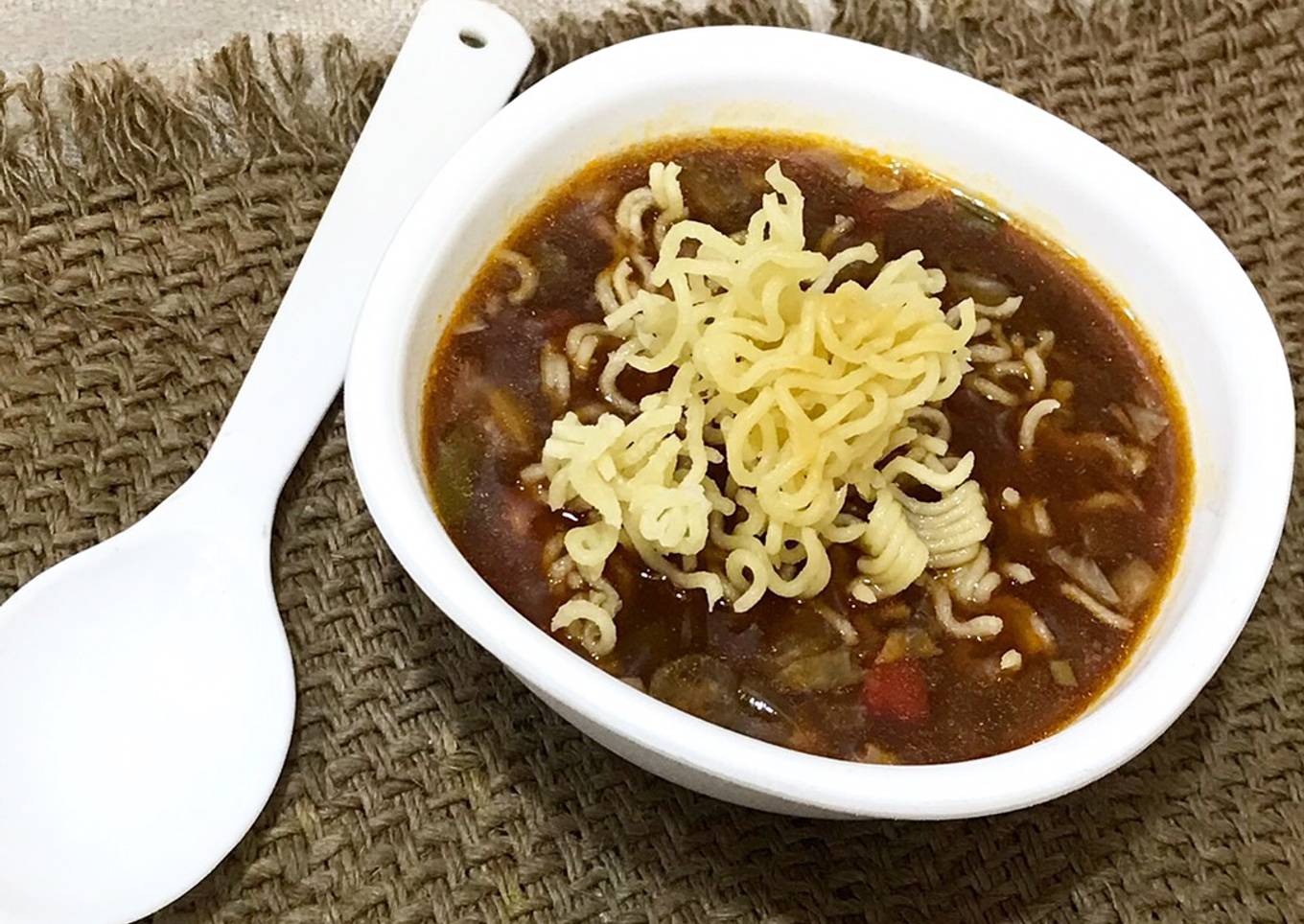 Veg manchow soup
