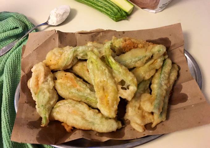Fiori di zucca Fritti