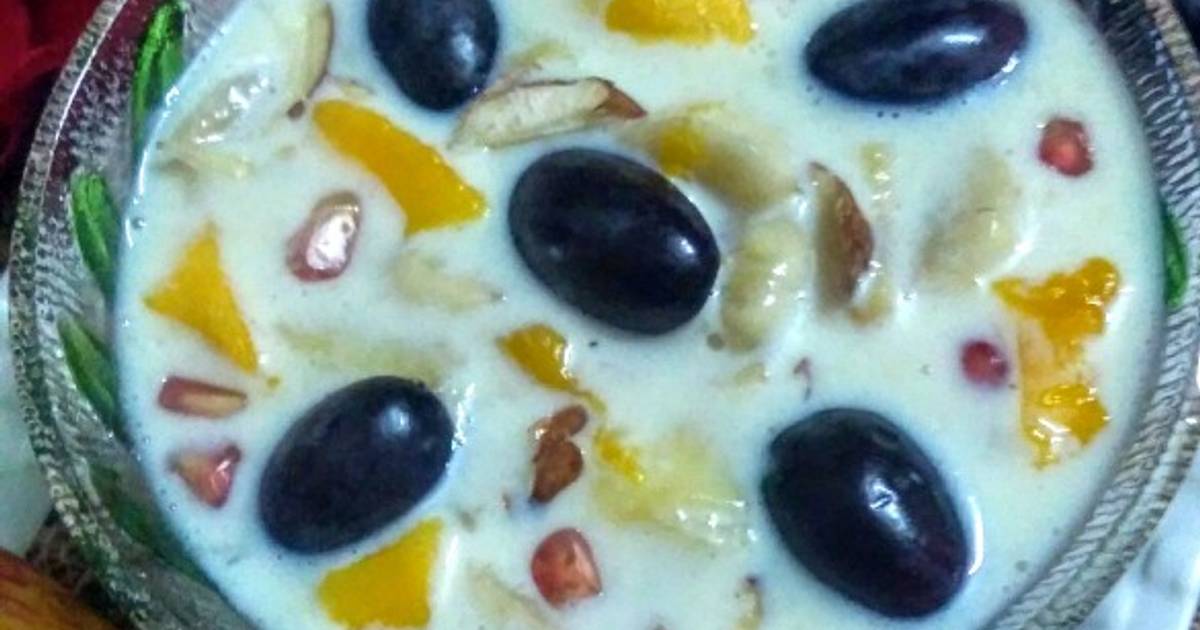 Mixed fruit kheer Recipe by DrAnupama Johri Cookpad