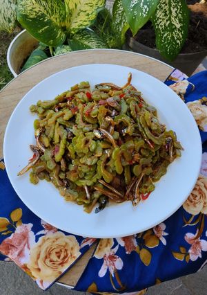 Foto resep Oseng Pare Teri