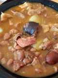 Judías pintas con arroz