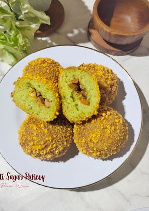 Foto resep 785. Roti Goreng Sayur Pakcoy
