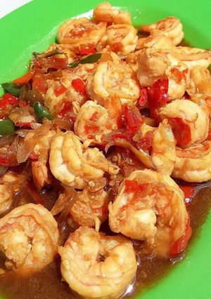 Foto resep Udang Saos Asam Manis Pedas