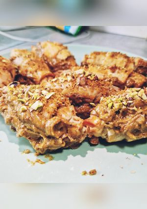 Gluténmentes pisztáciás croissant recept fotója