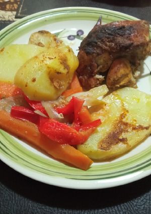 Una foto de Pollo asado de Álvaro Barrientos (listo para servir)😃