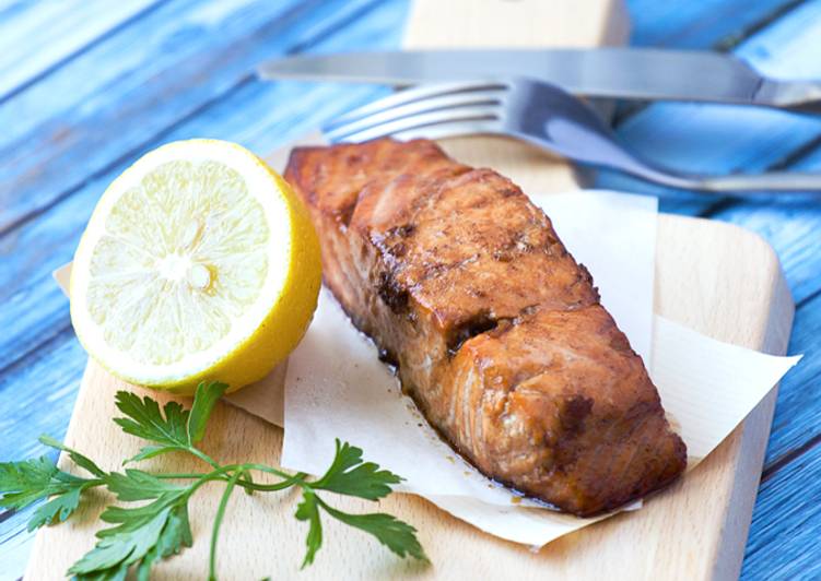 Recipe of Favorite Balsamic Glazed Salmon