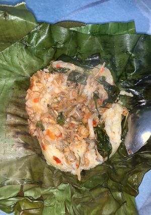 Foto resep Nasi Bakar Teri Tempe Kemangi