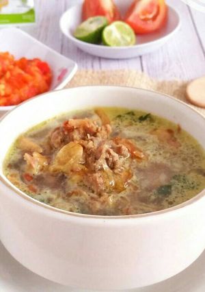 Foto resep Soto Daging Kuah Santan