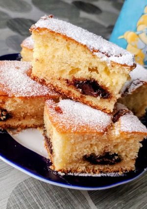 Mogyorókrémes kevert sütemény recept fotója