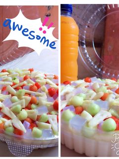 Foto resep Puding Tahu Sup Buah