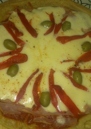 Una foto de Masa para pizza en licuadora