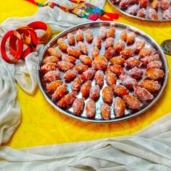 A picture of Dry Gulab jamun.