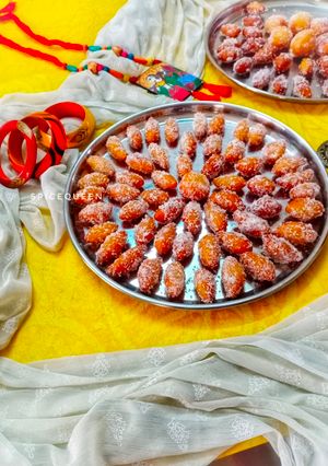 A picture of Dry Gulab jamun.