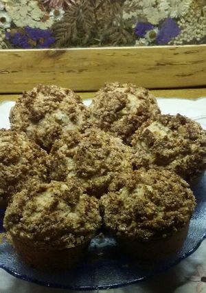 Una foto de Muffins integrales de manzana y canela