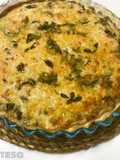 Quiche de puerros,con un gratinado sorprendente 😳