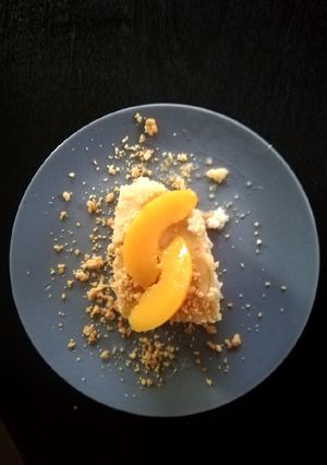 A picture of 3 Ingredient Microwave Cheesecake.