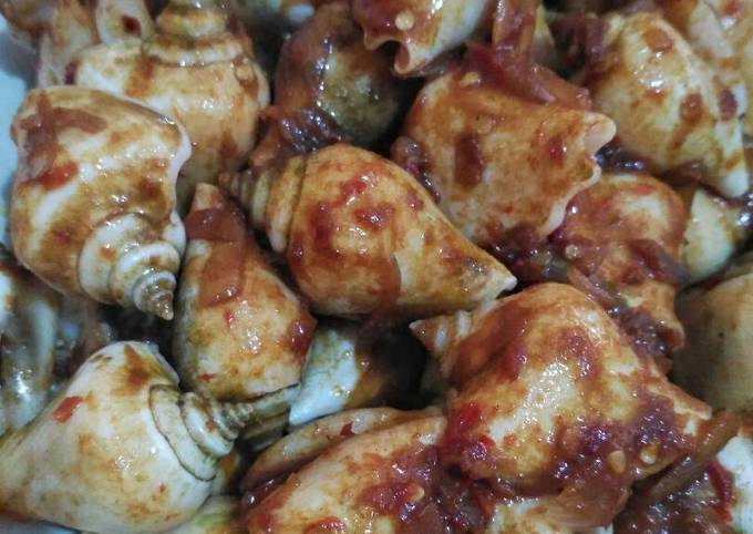Cara membuat Gonggong pedas manis Cara membuat Gonggong pedas manis