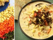 A picture of spicy corn chowder