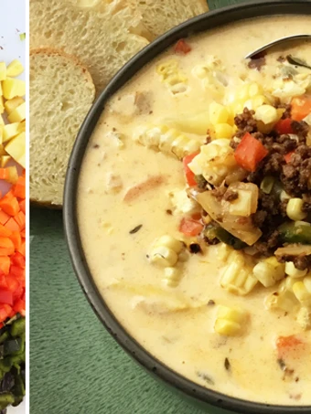 Easy Way Make Recipe Fullblood Wagyu Chorizo, Bacon, and Roasted Corn Chowder that is  Makes Drooling, Can Spoil the Tongue}