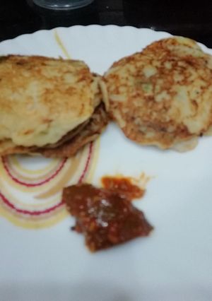 A picture of Lauki ka Pancake.