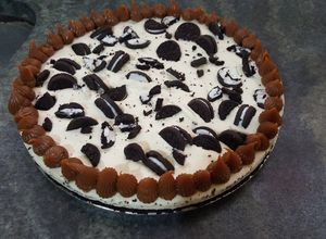 Una foto de Torta Oreo helada💙