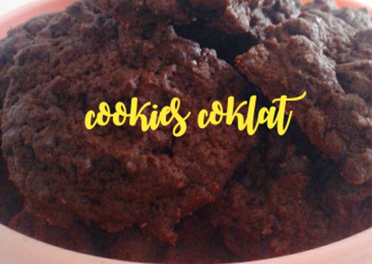 Cookies coklat crunchy no mixer