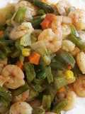 Camarones con nopales