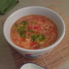 Sup Telur Tomat ala Chinese (Tan Hua Tang)-レシピのメイン写真