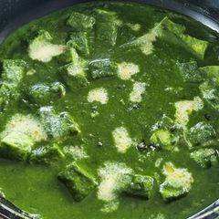 A picture of Palak Paneer (simply authentic taste).