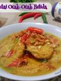 Gulai otak-otak belida (pipih)