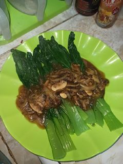 Foto resep Pakcoy Jamur saus tiram
