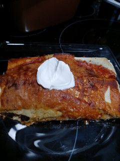 A picture of Ground Beef Enchilada.