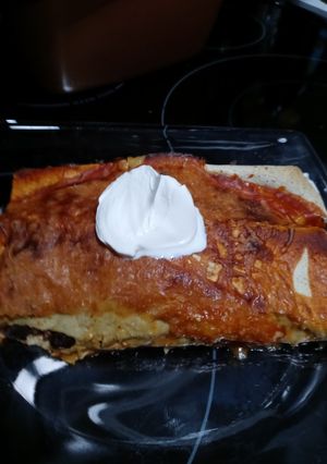 A picture of Ground Beef Enchilada.
