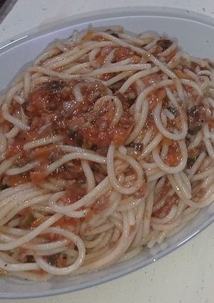 صورة لوصفة معكرونة بصوص البولونيز 🍝