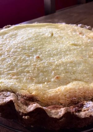 Una foto de Tarta de ricota, con harina integral y avena