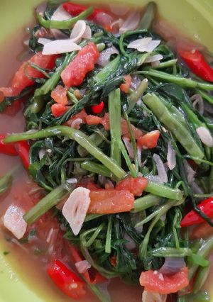 Foto resep Tumis kangkung terasi