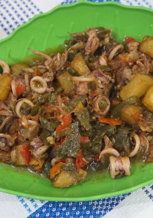 Foto resep Cumi cabe ijo
