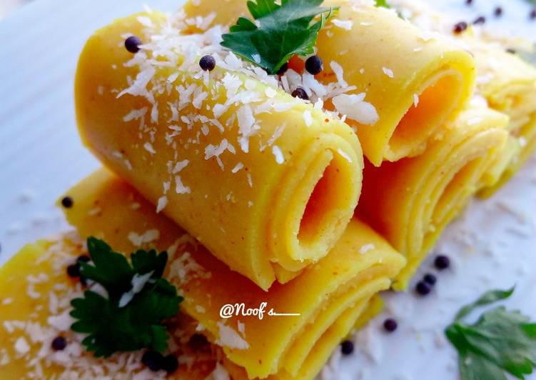 Resep Khandvi, Enak