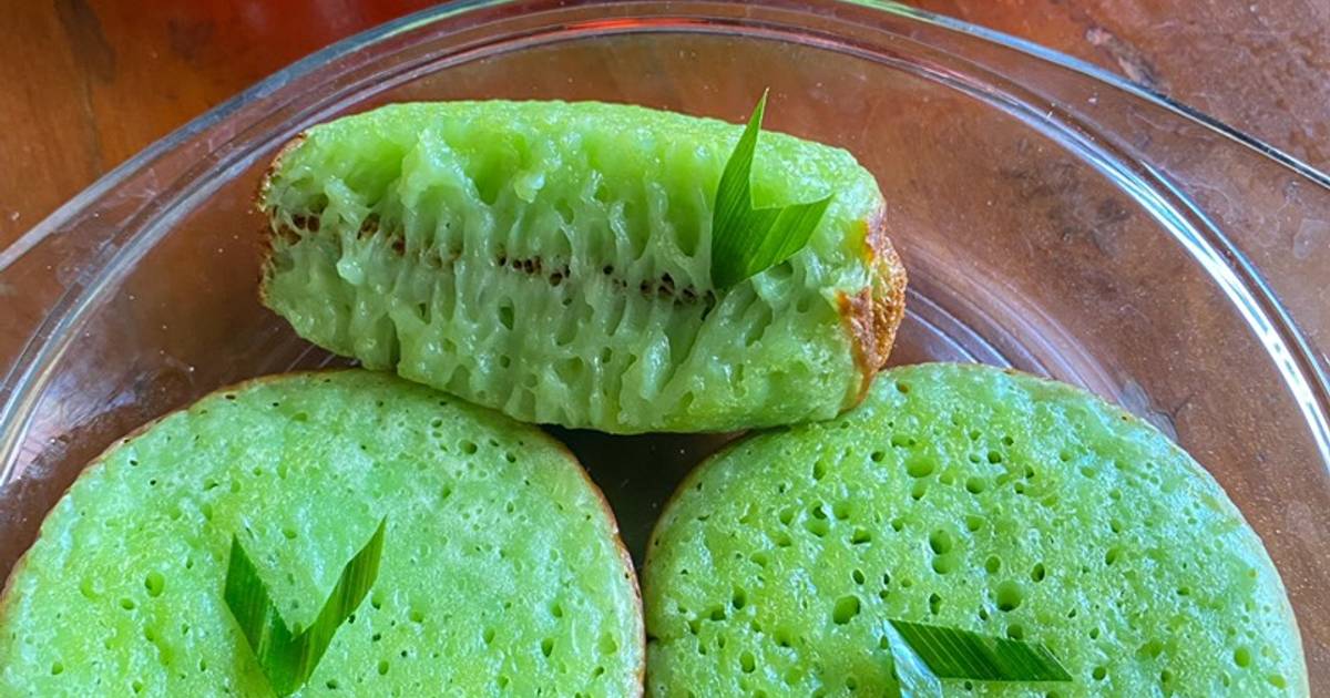 Resep Bika Ambon Pandan Mini No Oven No Mixer Oleh Anggela Ayik Cookpad