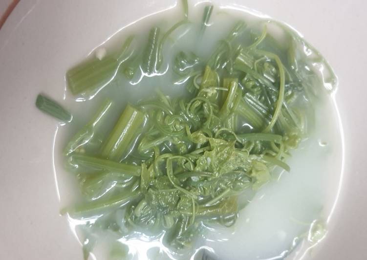 Cara Gampang memasak Bobor pucuk daun manisah, Bikin Ngiler