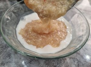 Hình của món Chè Bắp Nếp Tím.