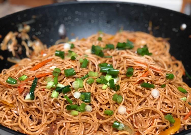 Recipe of Perfect Schezwan Noodles