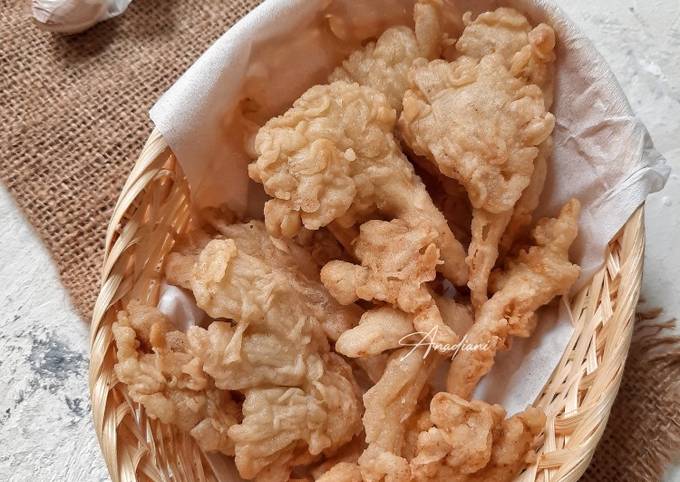 Jamur crispy (kriuk nya tahan lama)