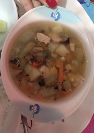 Hình của món Súp gà.