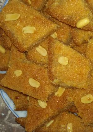 صورة لوصفة بسبوسة مظبوطة وسهلة