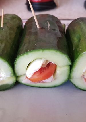 A picture of Stuffed Cucumber Sandwiches 🤗.